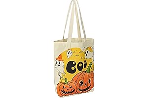 ATFUNSHOP Halloween Trick or Treat Tote Bag