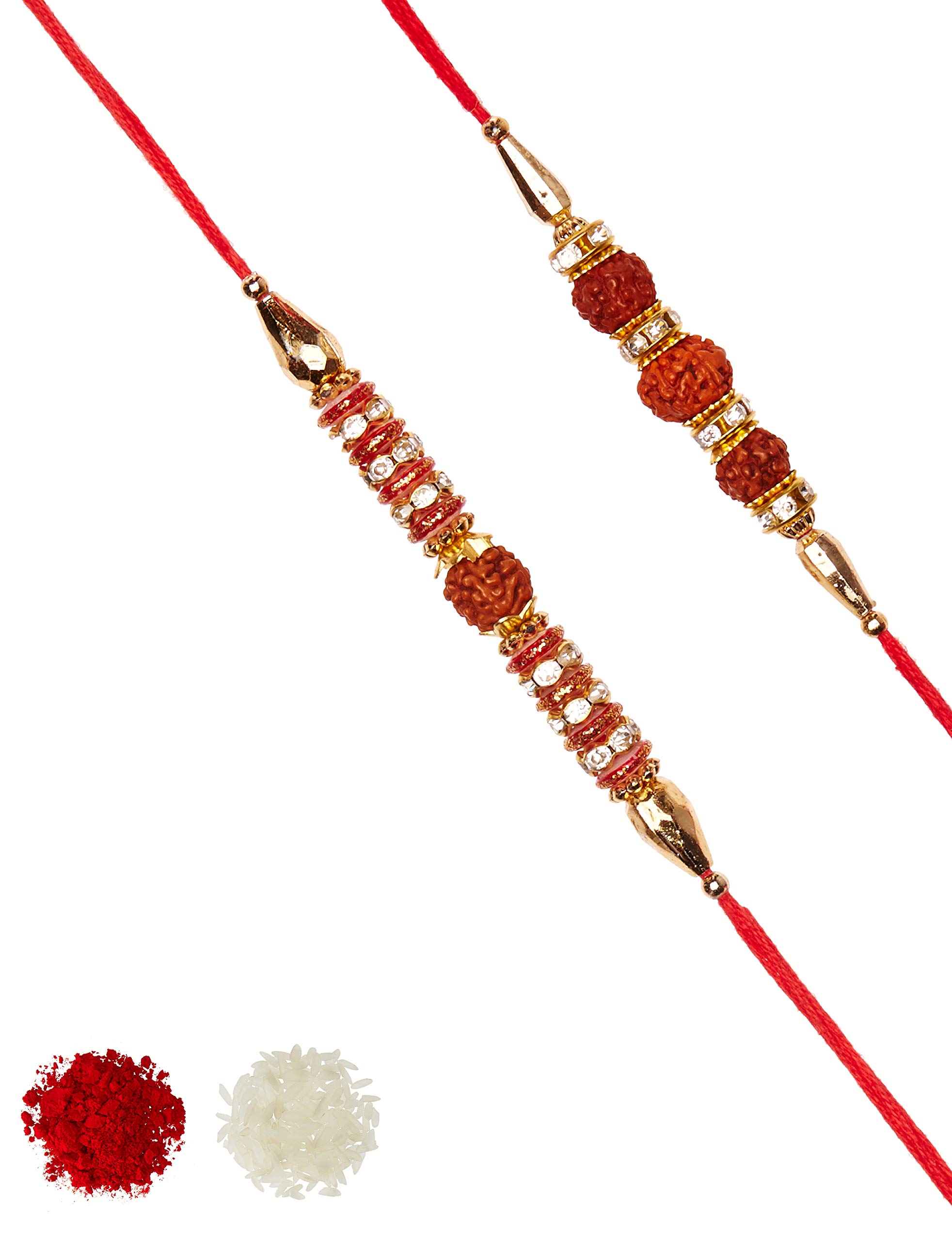 See full amazon price history chart for Aheli Pack Of 2 Rudraksha AD Ring Rakhi With Roli Chawal Tilak For Men Boys (R2P11) Aheli Pack Of 2 Rudraksha AD Ring Rakhi With Roli Chawal Tilak For Men Boys (R2P11) (B07FCQGV3Y) Amazon Price History, Amazon Price Tracker