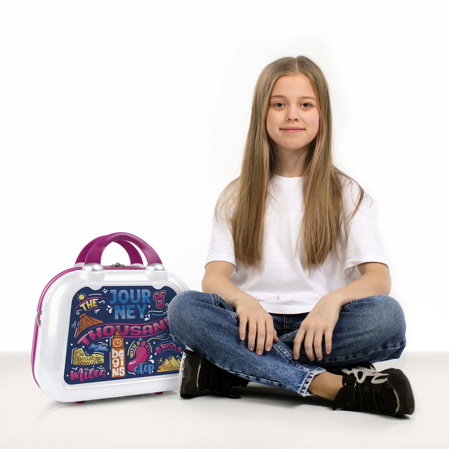 Kosmetikkoffer Hartschale Groß, Beautycase Damen, Trolley & Handgepäck Koff