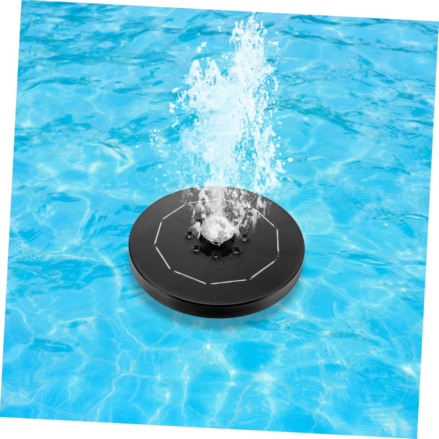 MERRYHAPY 3w Solar-powered Water Pump Fountain Led Lights Bird Bath Pump for Outdoor