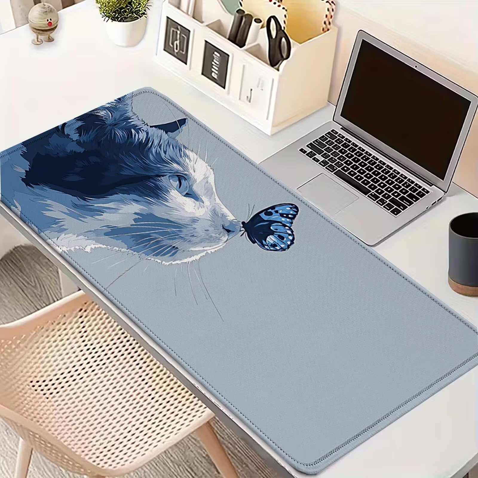 Tappetino Mouse 900x450mm | Superficie Ultra-Liscia, grigio 0-z362