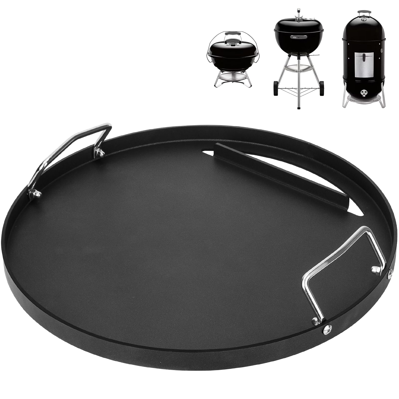 Amazon.com : DELSbbq Full Size Griddle Insert for Weber 18