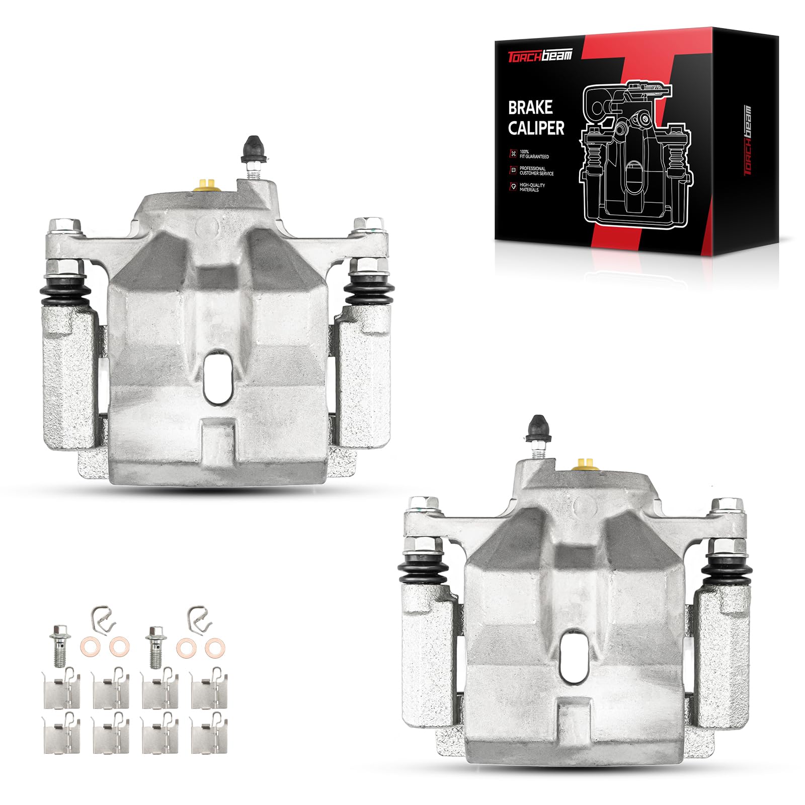 Torchbeam Front Brake Calipers Set for Toyota Prius 2010-2022