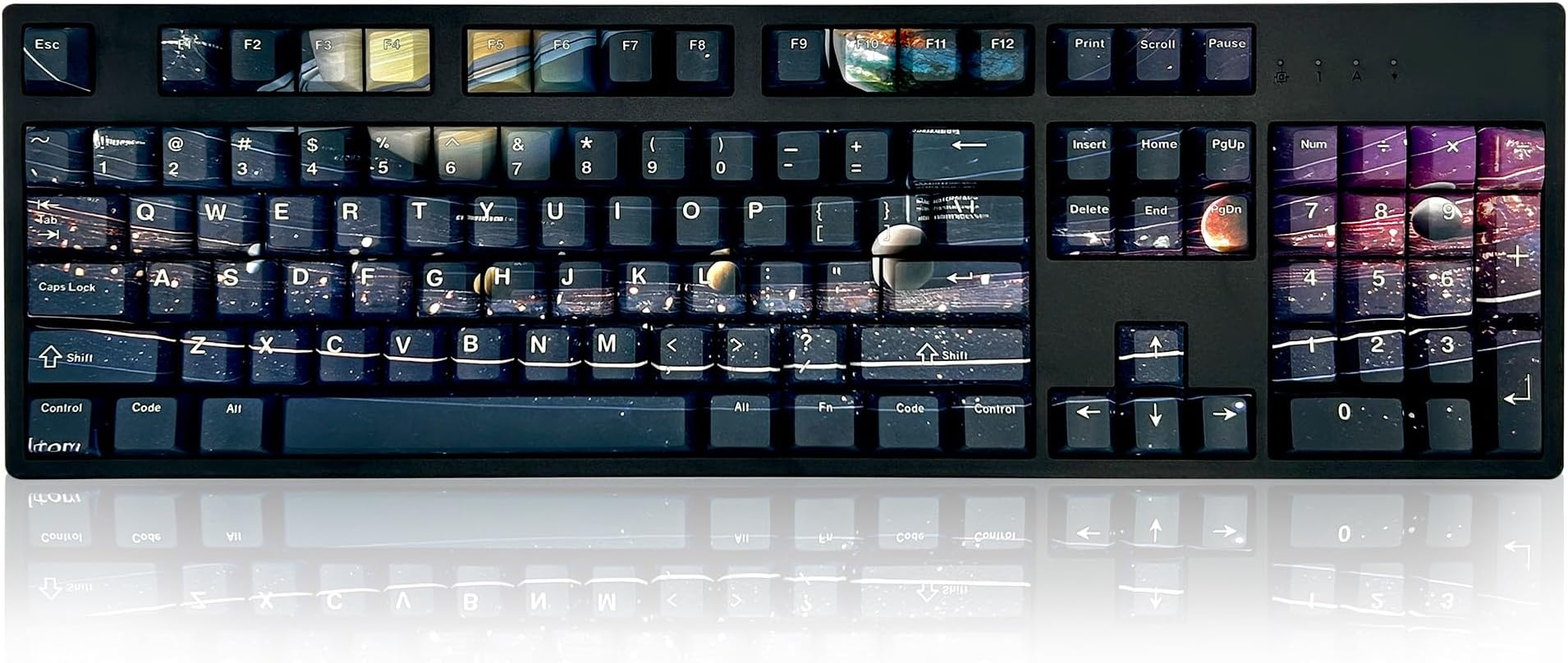 Amazon.com: Ussixchare 120 Keys ASA Profile PBT Pudding Keycap Space ...