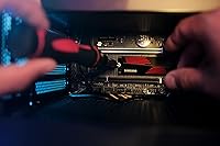 Vista 7 de Samsung 990 PRO disipador térmico SSD 4TB, NVMe M.2 2280, velocidades de lectura hasta 7,450MB/s, lo mejor para expansión de consola PlayStation 5