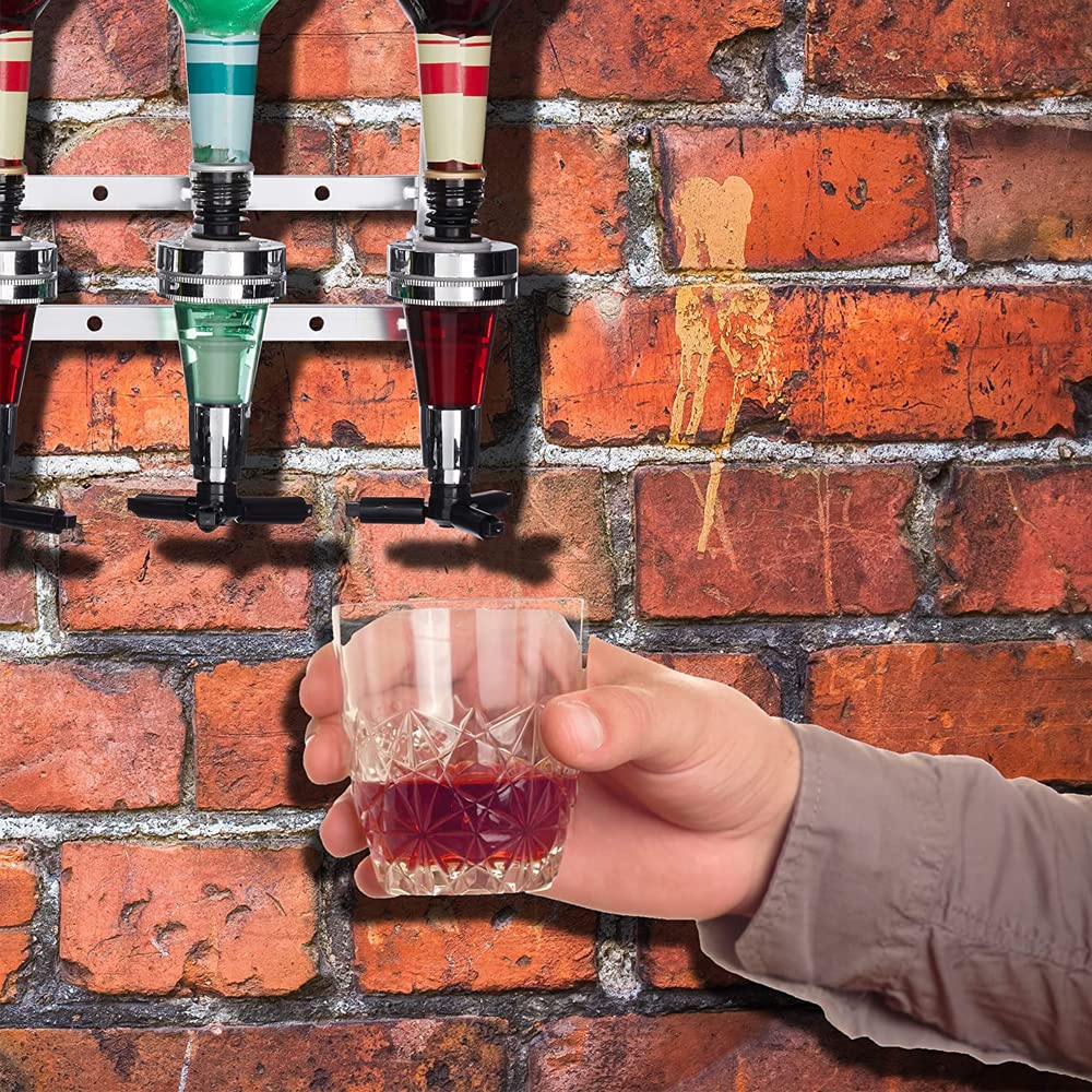 Distributeur de boissons mural avec 4 têtes