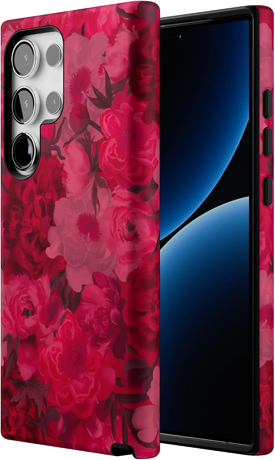 Casely Galaxy S24 Ultra Case | Romance Novel | Moody Floral | Essential Slim Dual-Layer Protective Design