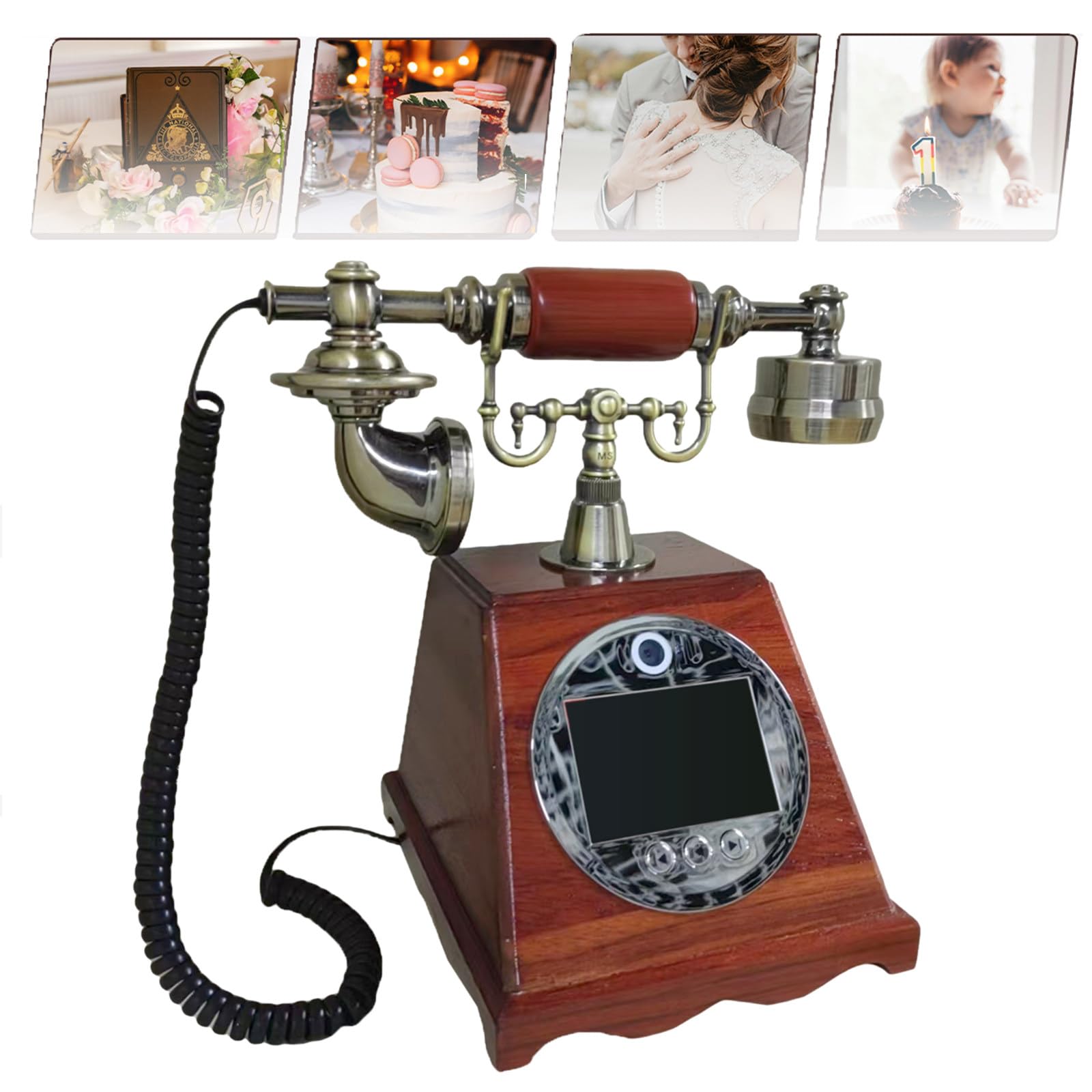 WIANQIAN Customized Video Audio Messages, Video & Audio Guest Book A