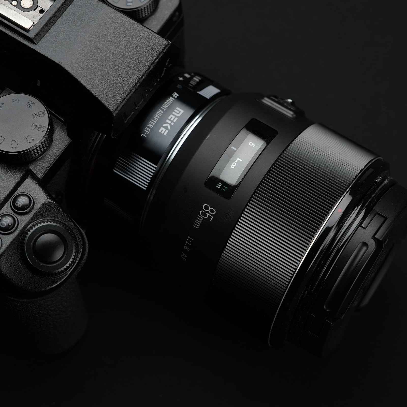 Meike MK-EFTL-B Auto Fucus Mount Adapter mit Steuerring Objektivkonverter für Canon EF Objektive auf Leica Sigma L-Mount Kameras S1H S1 S5 S1R FP FPL SL SL2