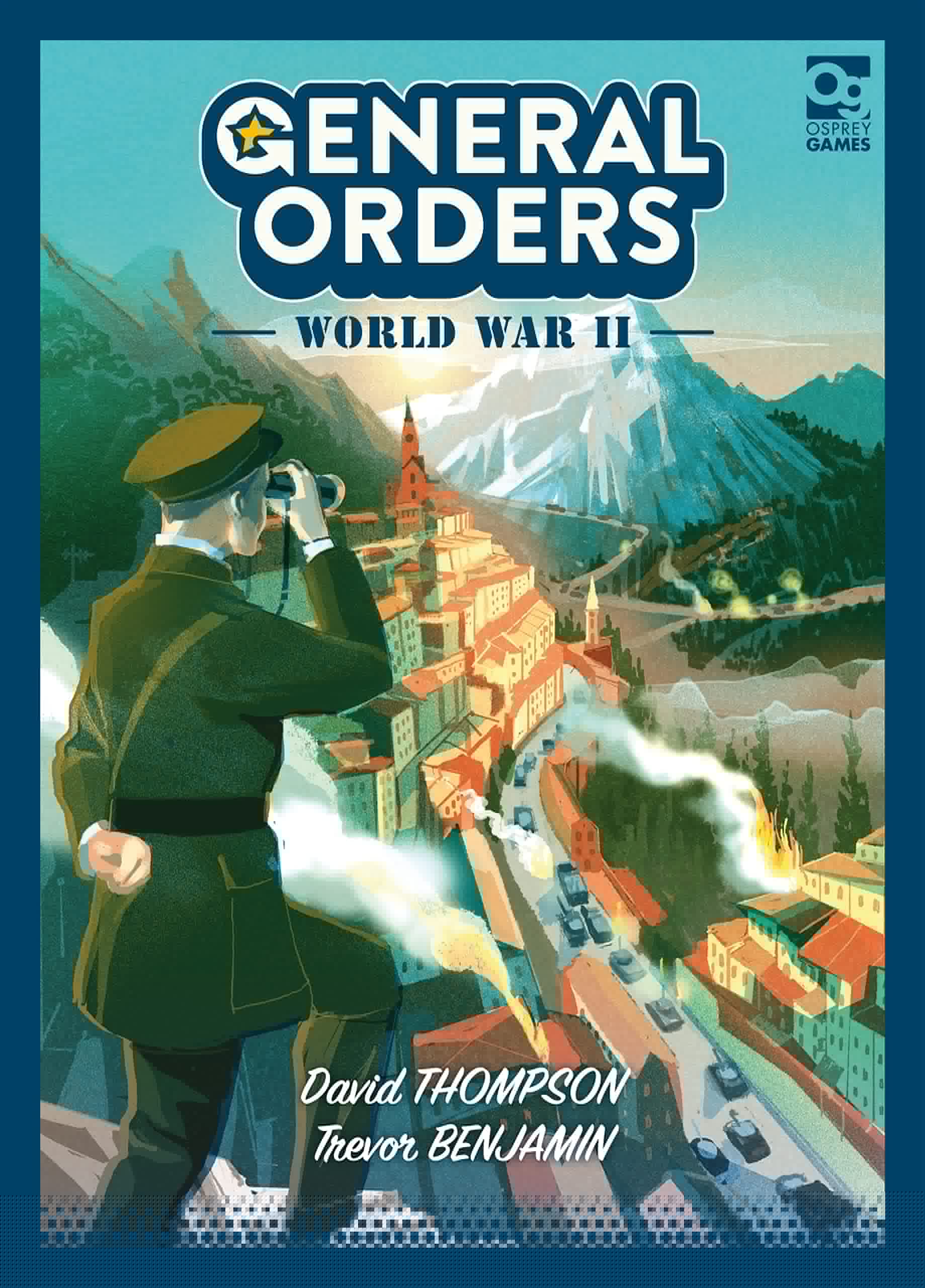 Osprey Games | General Orders: World War II | Board Game | Ages 14+ | 2 Players | 30 Minutes Playing Time