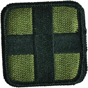 Medic Cross Tactical Patch - Olive & Black by Gadsden and Culpeper