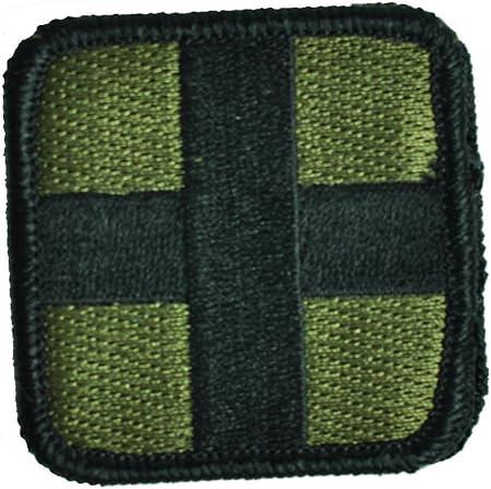 Medic Cross Tactical Patch - Olive & Black by Gadsden and Culpeper