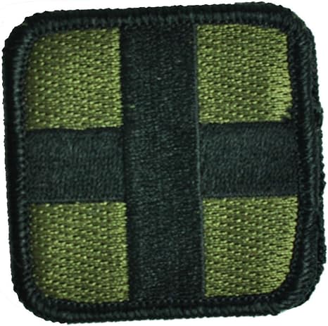 Medic Cross Tactical Patch - Olive & Black by Gadsden and Culpeper