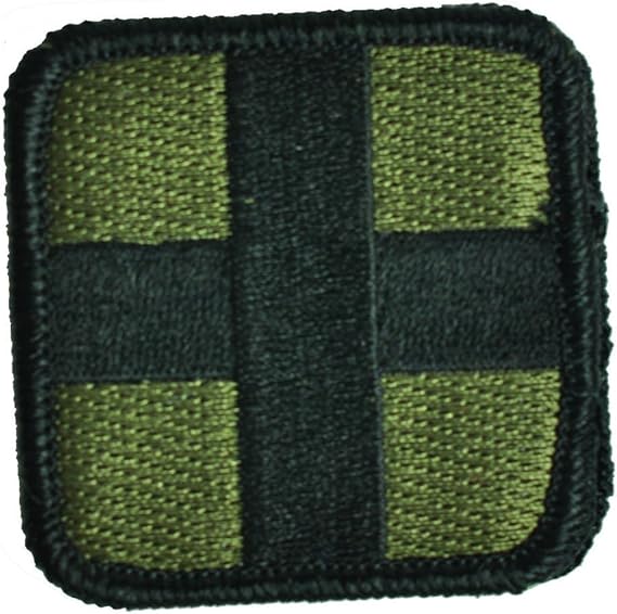 Medic Cross Tactical Patch - Olive & Black by Gadsden and Culpeper