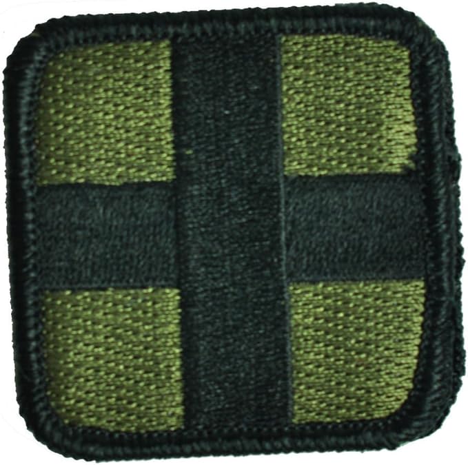 Medic Cross Tactical Patch - Olive & Black by Gadsden and Culpeper