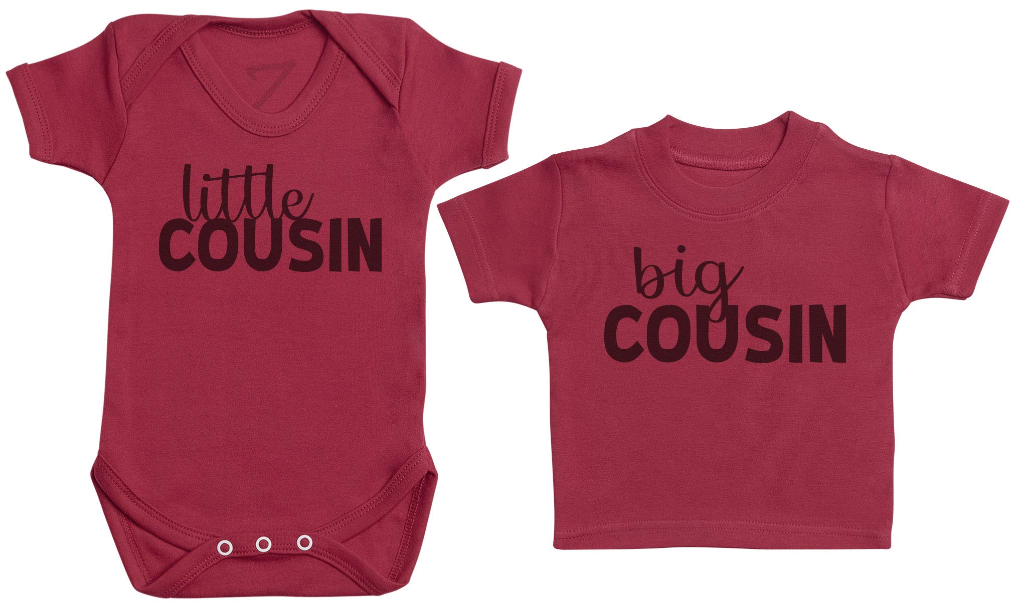 Create Your Set - Big & Little Cousins - Matching - Brother Sister Siblings Sets - Cousins - Best Friends - Red