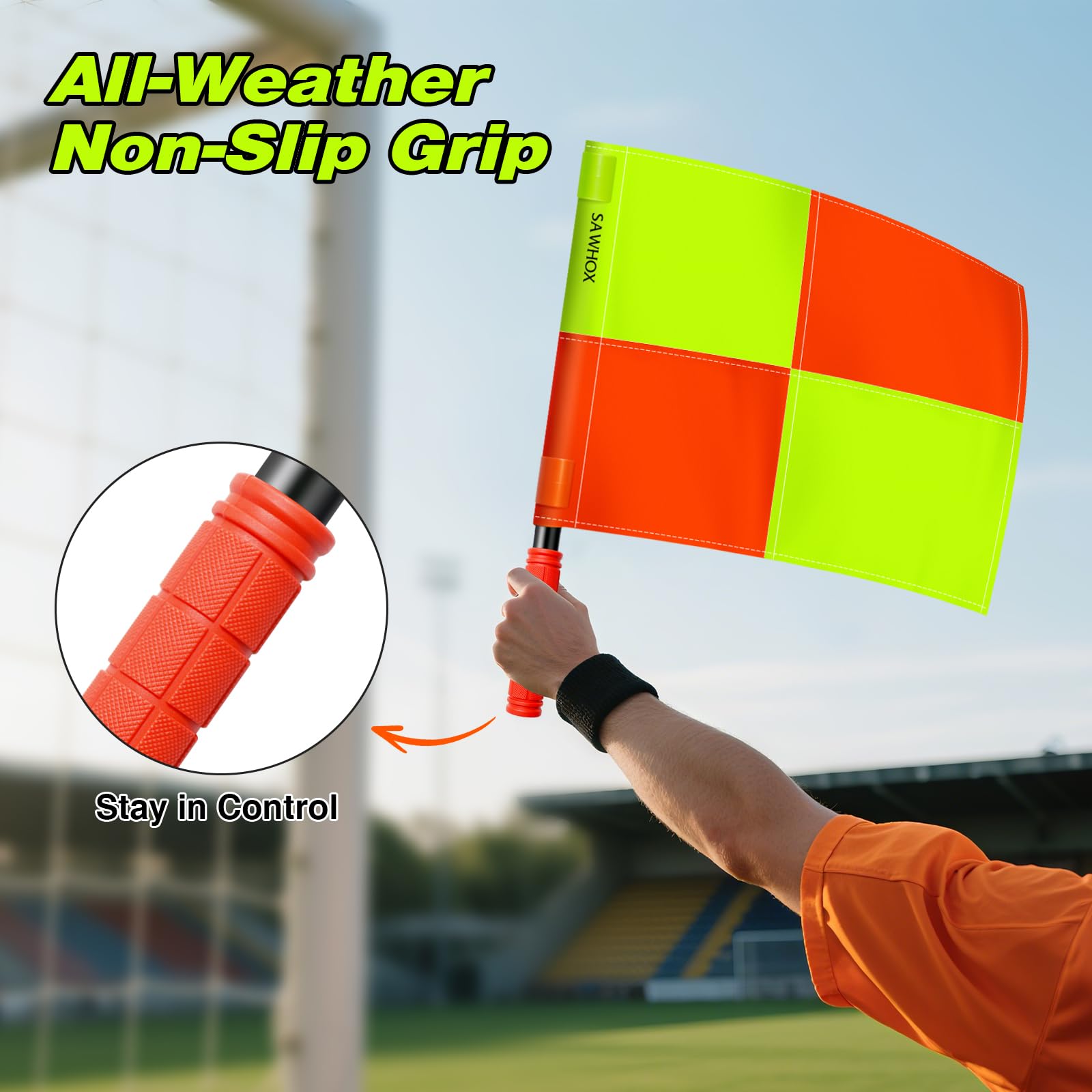 Banderas de árbitro de fútbol