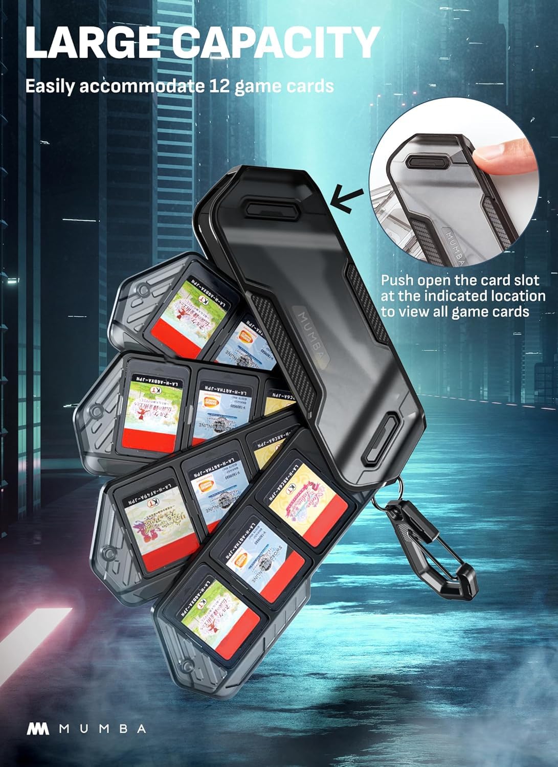 Amazon.com: Mumba 12 Switch Game Card Case Holder for Nintendo