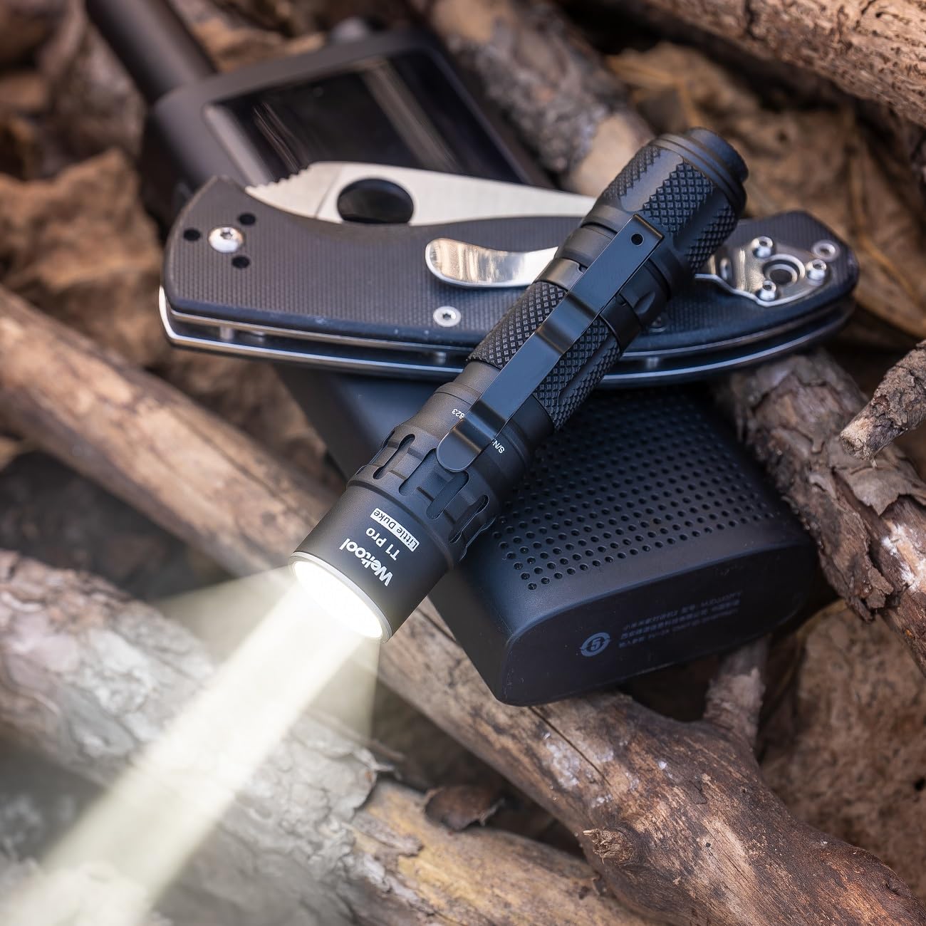 Amazon.com: Weltool T1 Pro Mini Flashlight with Pocket Clip