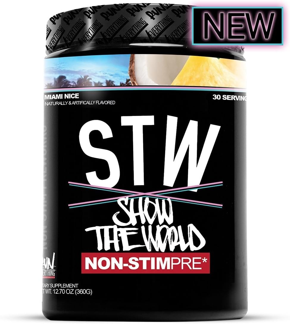 Run Everything Labs | STW | Show The World | Non-STIM PRE Workout (Miami Nice)