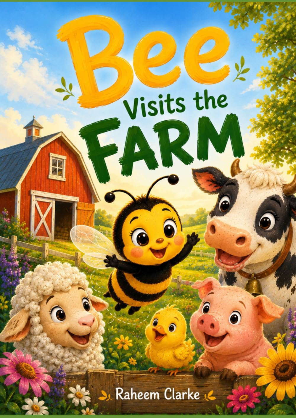Bee Visits the Farm: A Fun Farm Adventure for Toddlers (Bee’s Garden Learning Series)