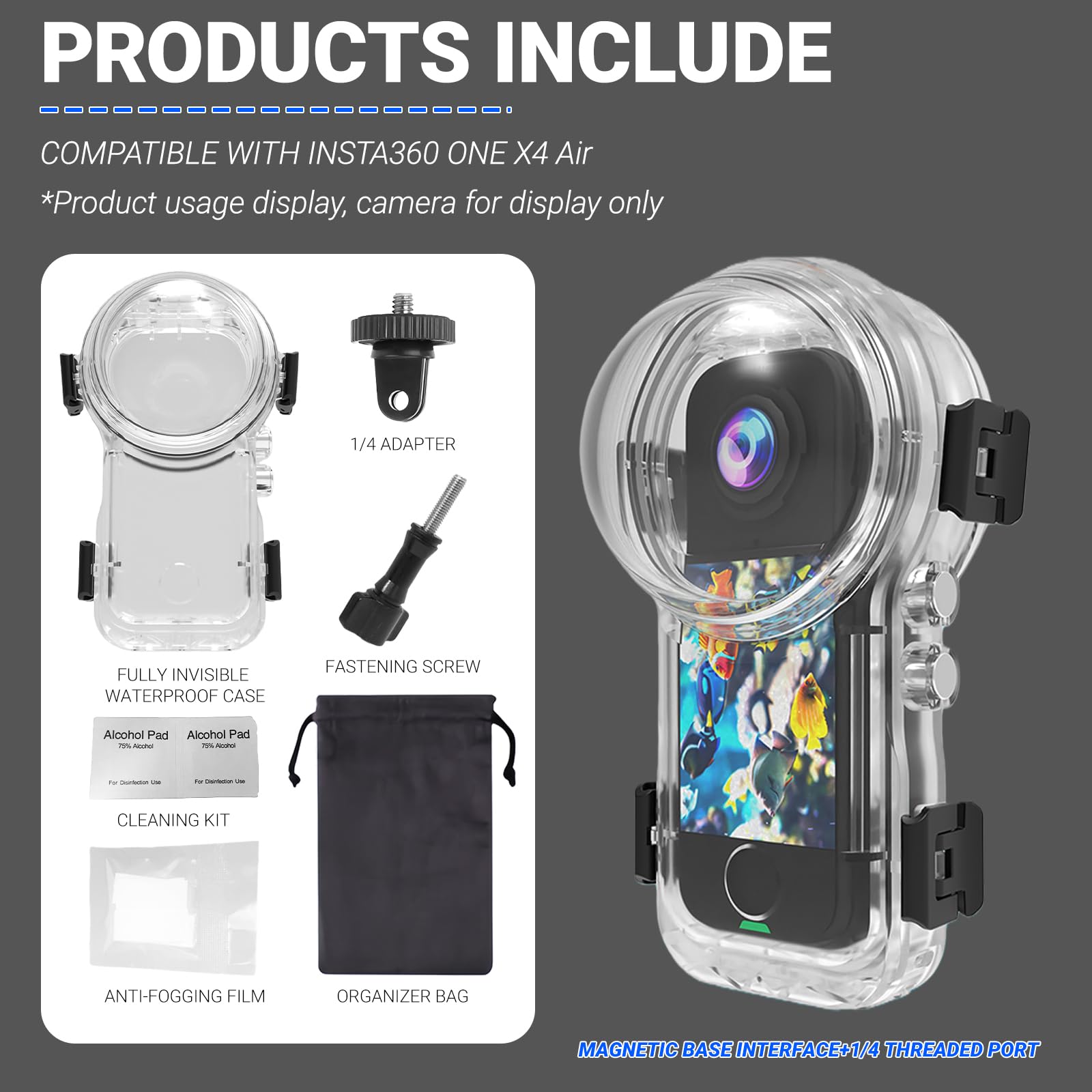 Insta 360 X4 Air Funda de buceo invisible (CNMY-X4 Air CX)