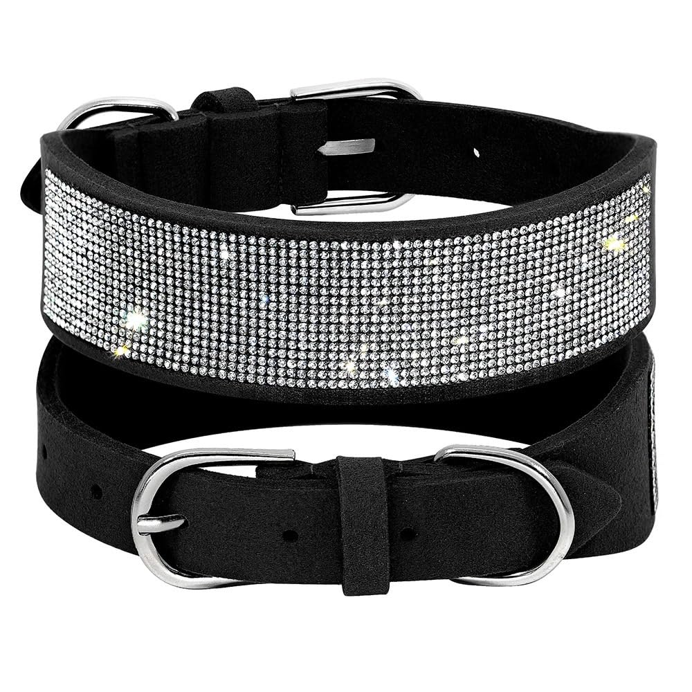 Collier en daim et diamants pour animaux sublimez votre fidèle compagnon de vie