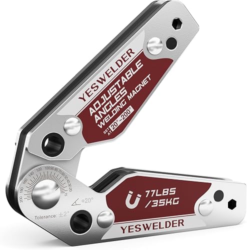 YESWELDER Adjustable Angle Welding Magnet 20-200