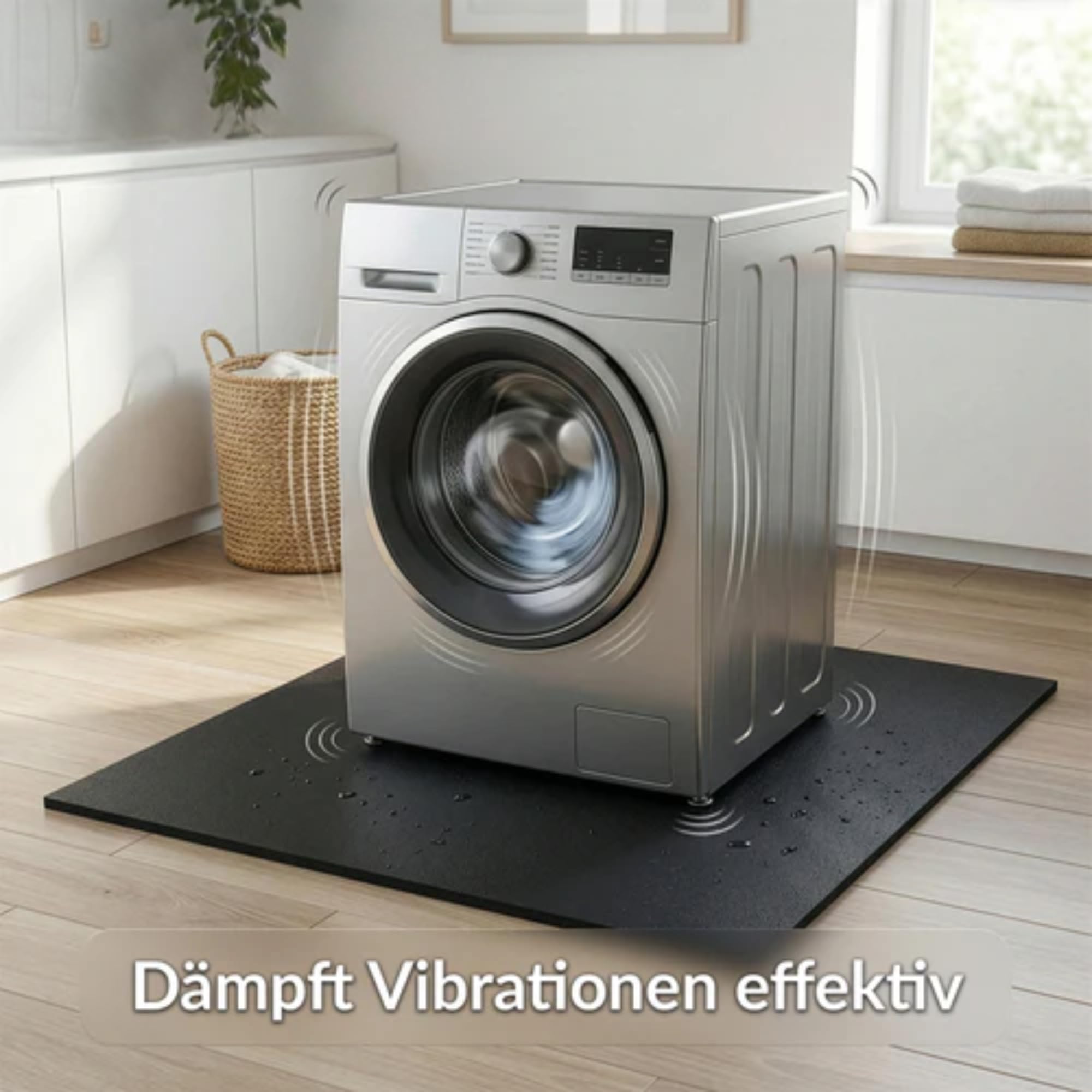 KARAT Schutzmatten Bodenschutzmatte 100 x 100 cm – 10 mm - Sportgeräte Matte Unterlegmatte Bodenmatte Gummimatte