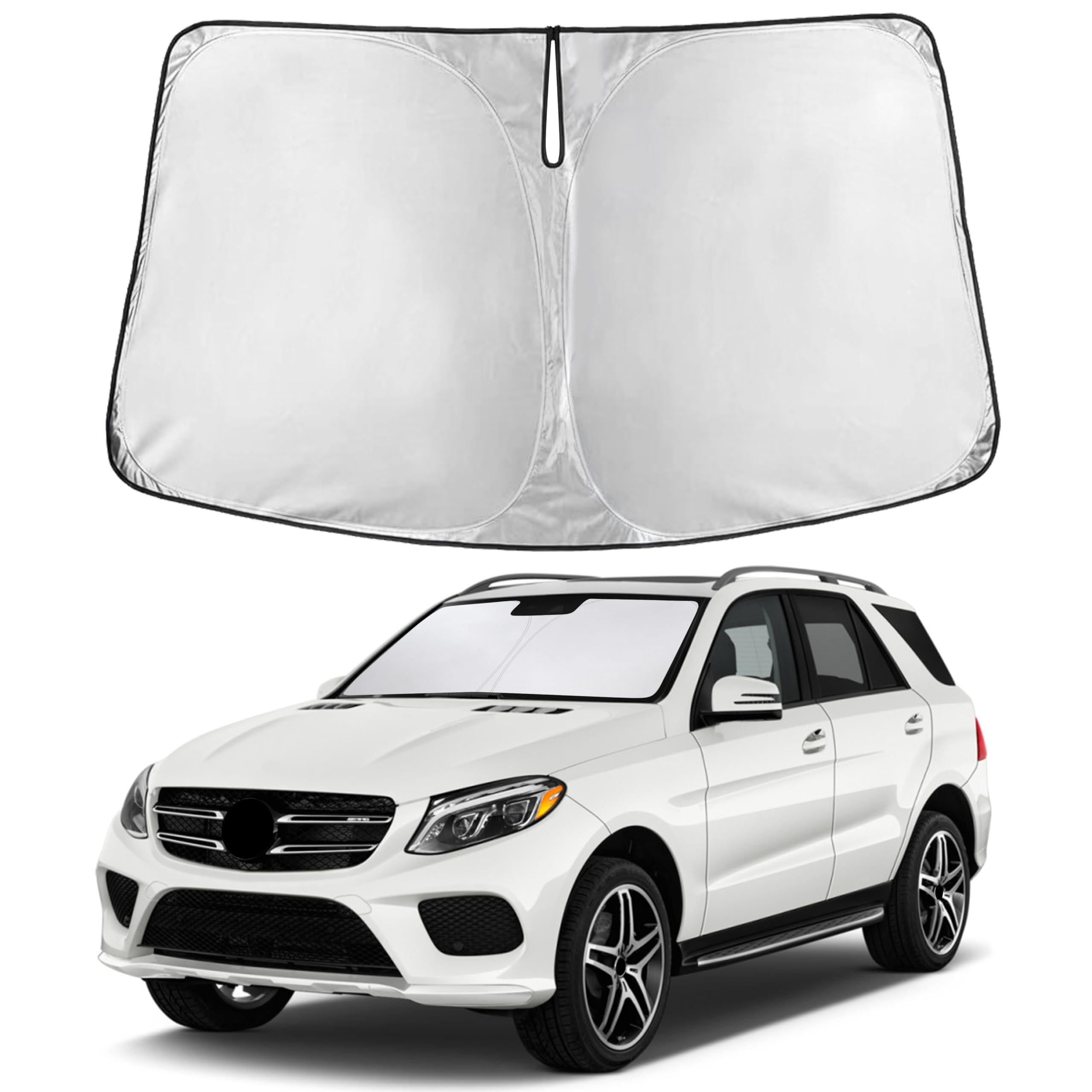 EcoNour Windshield Sunshade Compatible for MercedesBenz GLE Class 2012-2019