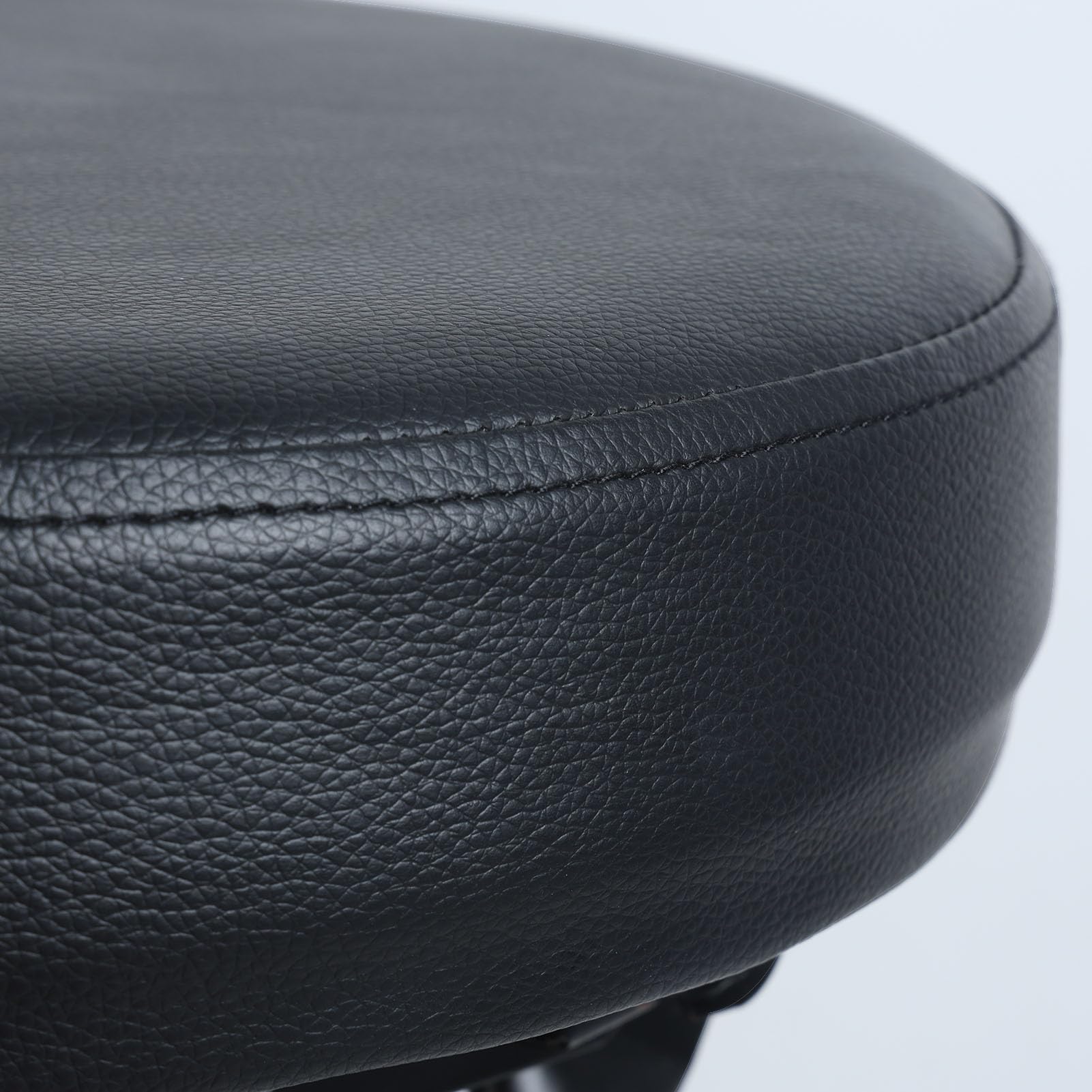 Tabouret de Guitare, siège rembourré Pliable avec Support et Repose-Pieds intégrés, Chaise d'interprète Crochet rétractable pour Basse électrique Acoustique, Pratique en Studio à Noir