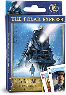 MasterPieces Family Games - The Polar Express Playing Cards - Officially Licensed Playing Card Deck for Adults, Kids, and Family