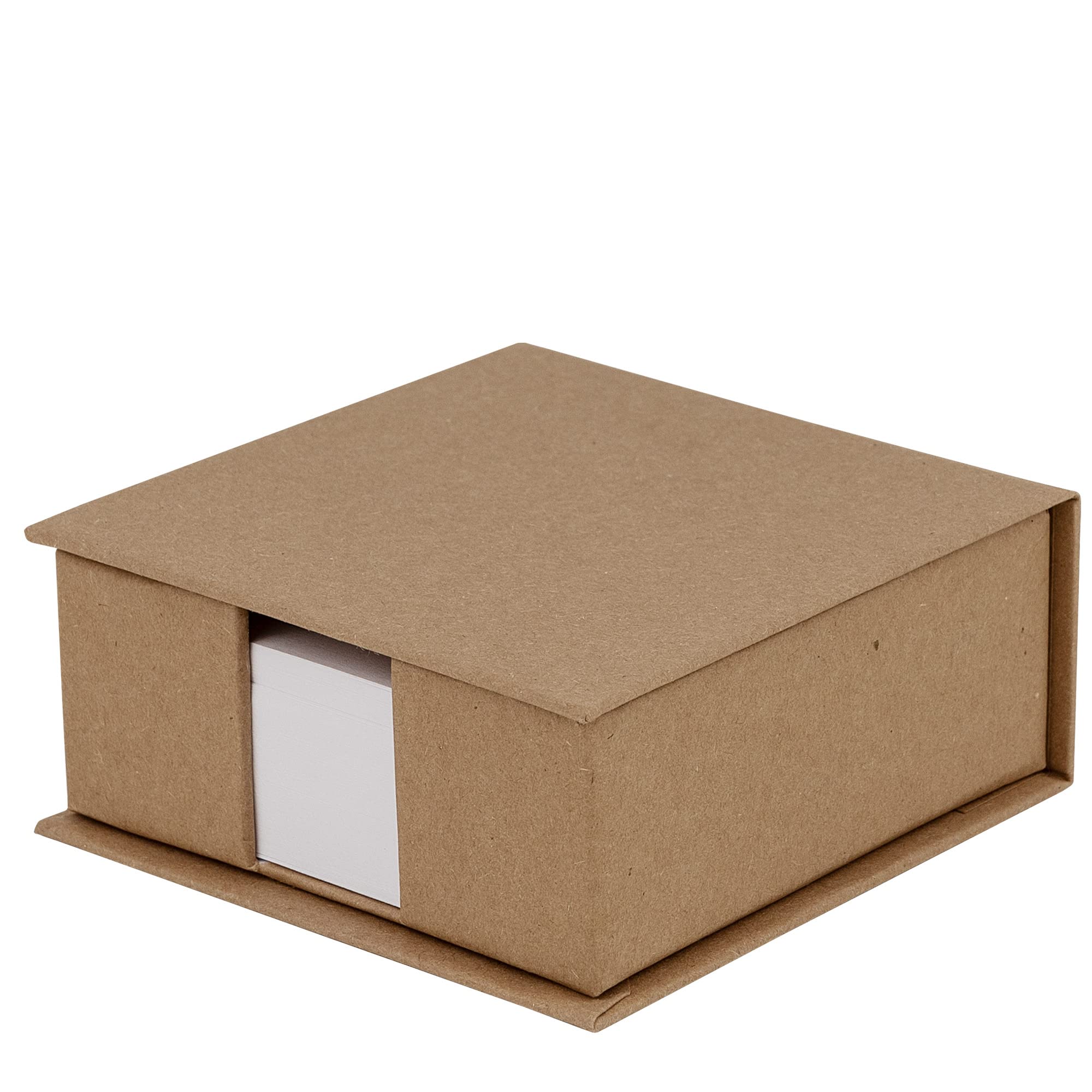 Rössler Papier 1312452620 - S.O.H.O. Notitiebox, afmetingen: 11 x 11 cm, Kraft, 1 stuk, Strength