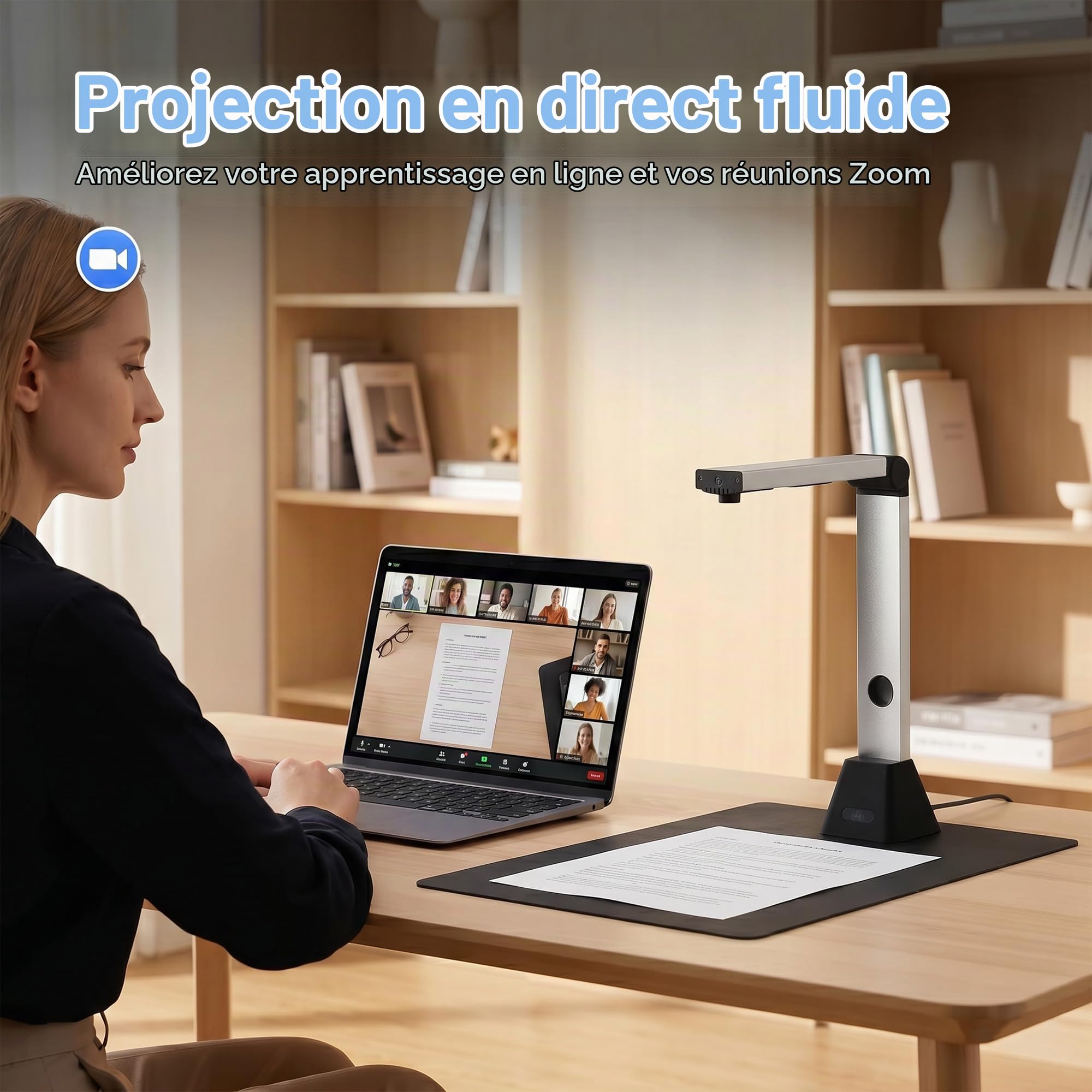 13MP Scanner de Documents Intelligent: