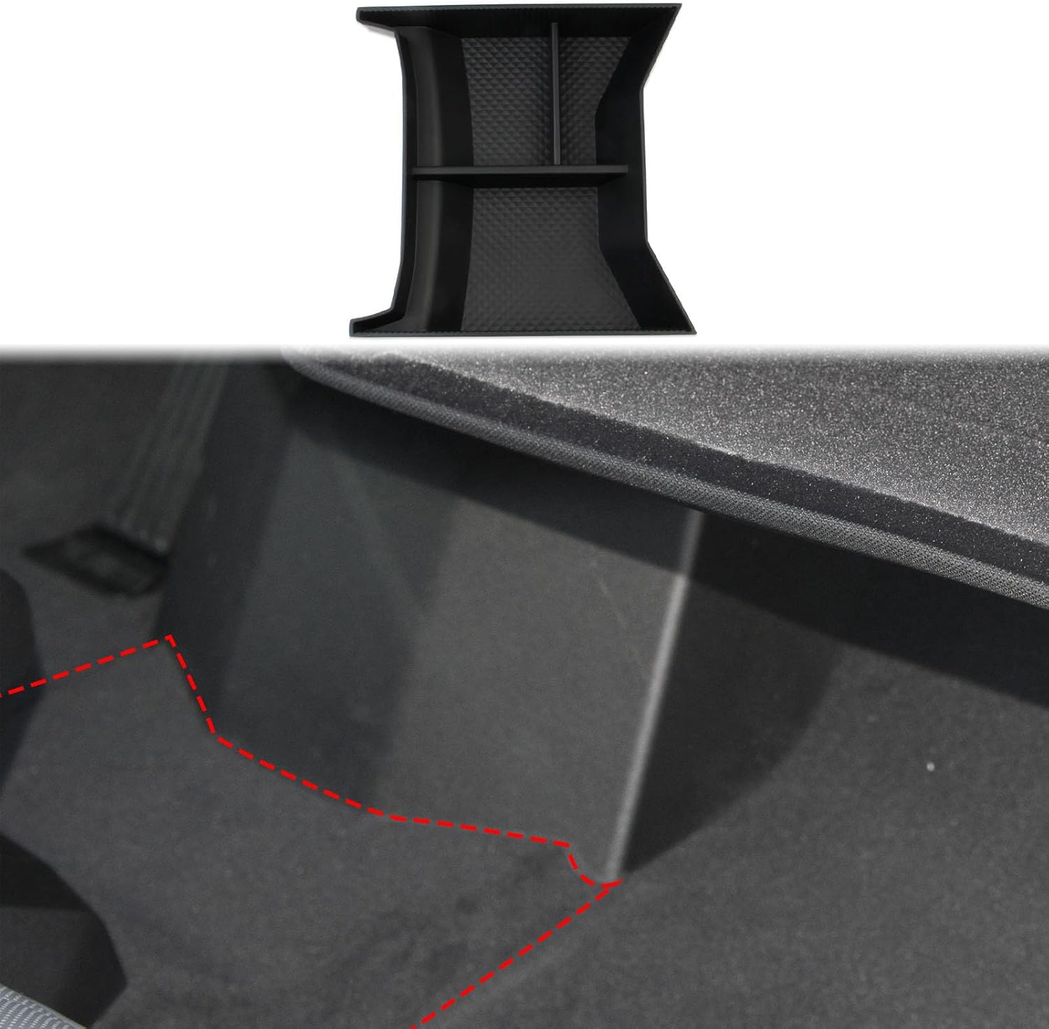 Center Console Front Row Floor Storage Box Trax Accessories for 2022-2026 BMW iX