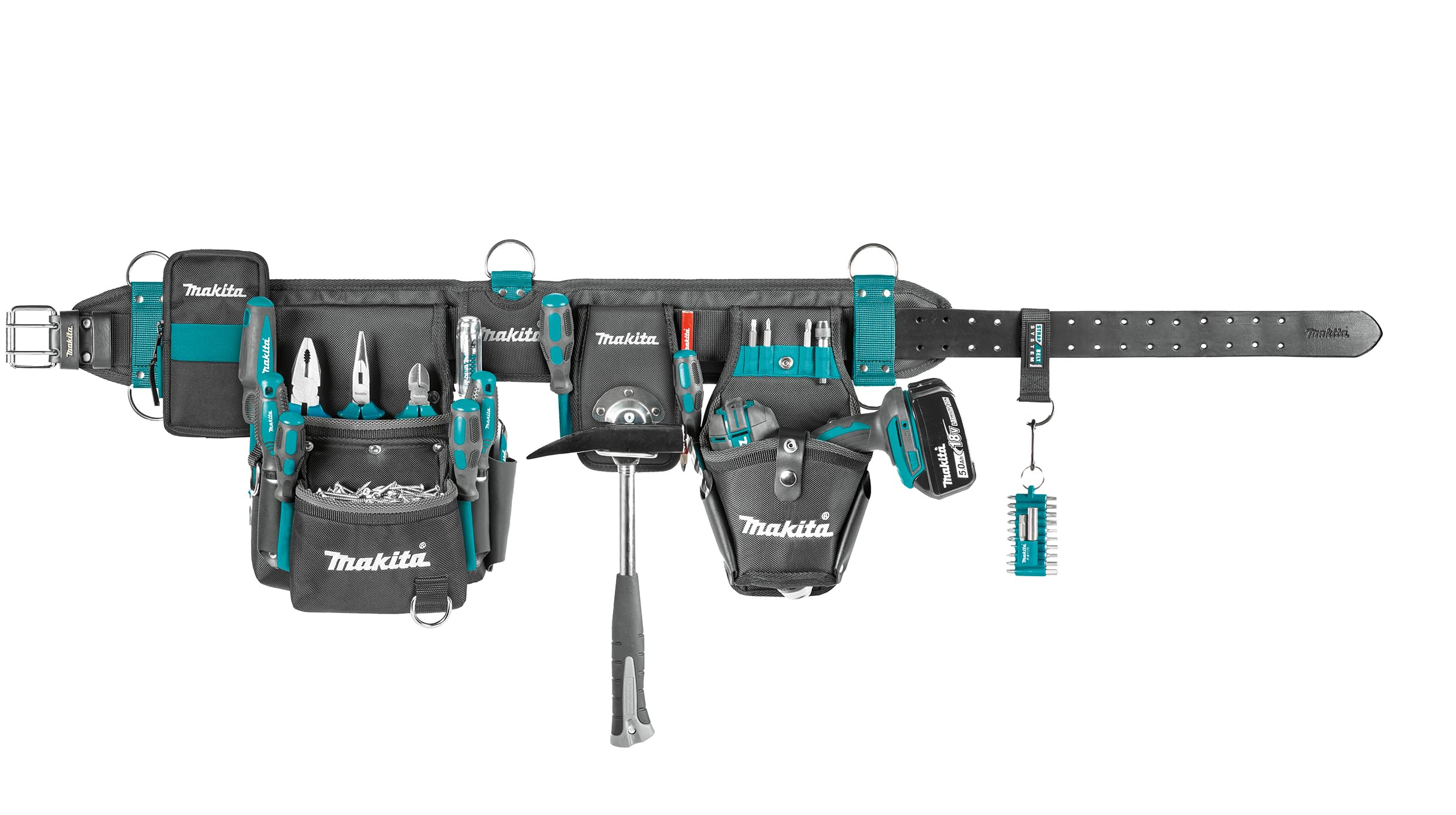 Makita E-15235 Ultimate - Set di cinture per attrezzi pesanti