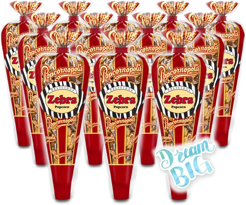 Popcornopolis Gourmet Zebra™ Chocolate Popcorn 3Pack, 11
