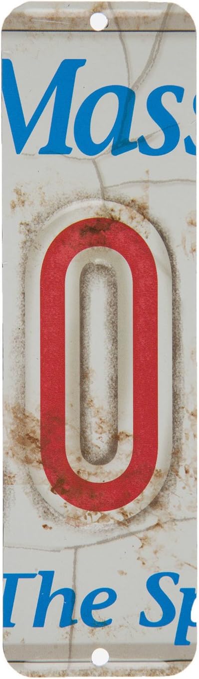 Antique Retro License Plate Indiviidual Alphabet Monogram Wall Letters Use with Wall Mounted Mailboxes, Mancave, Garage Spell Name or Initials Unique Nursery to Teenagers Room (S)