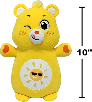 Squishmallows Orijinal Bakım Ayıları 10 Funshine Bear HugMees - Ultrasoft Resmi Jazwares Peluş (Orta Boy)
