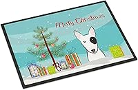 Vista 279 de Caroline's Treasures BB1449JMAT - Tapete de bienvenida de carlino negro, 24 x 36 pulgadas, tapete azul para puerta delantera, para interiores