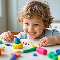 Vista 3 de Kits de arcilla polimérica de 50 colores, arcilla para modelar para niños, molde de bricolaje, horno, arcilla con caja de almacenamiento