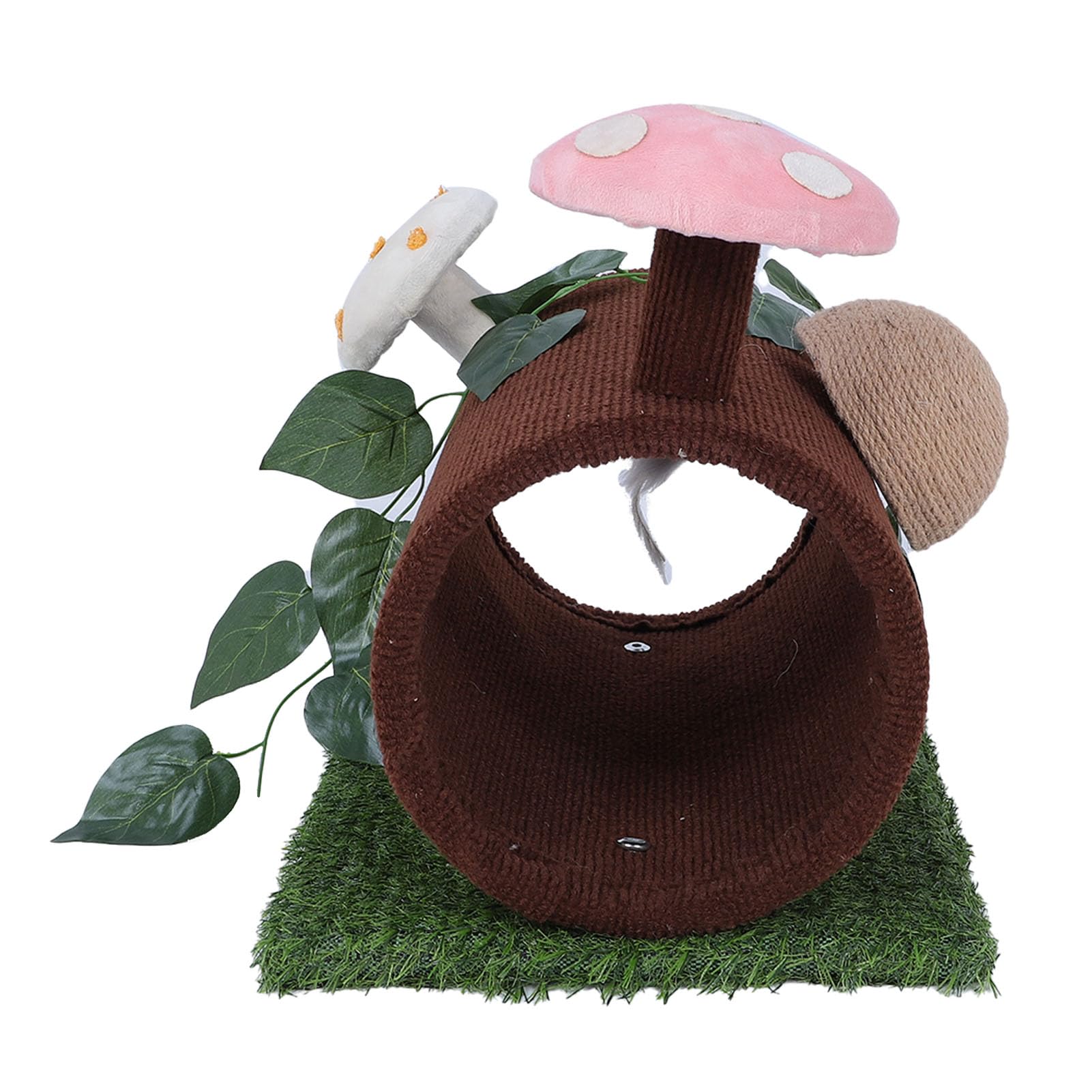 Tunnel giocattolo per gatti con tiragraffi comodo e multifunzionale per gatti interni, 43 x 32 x 34 cm