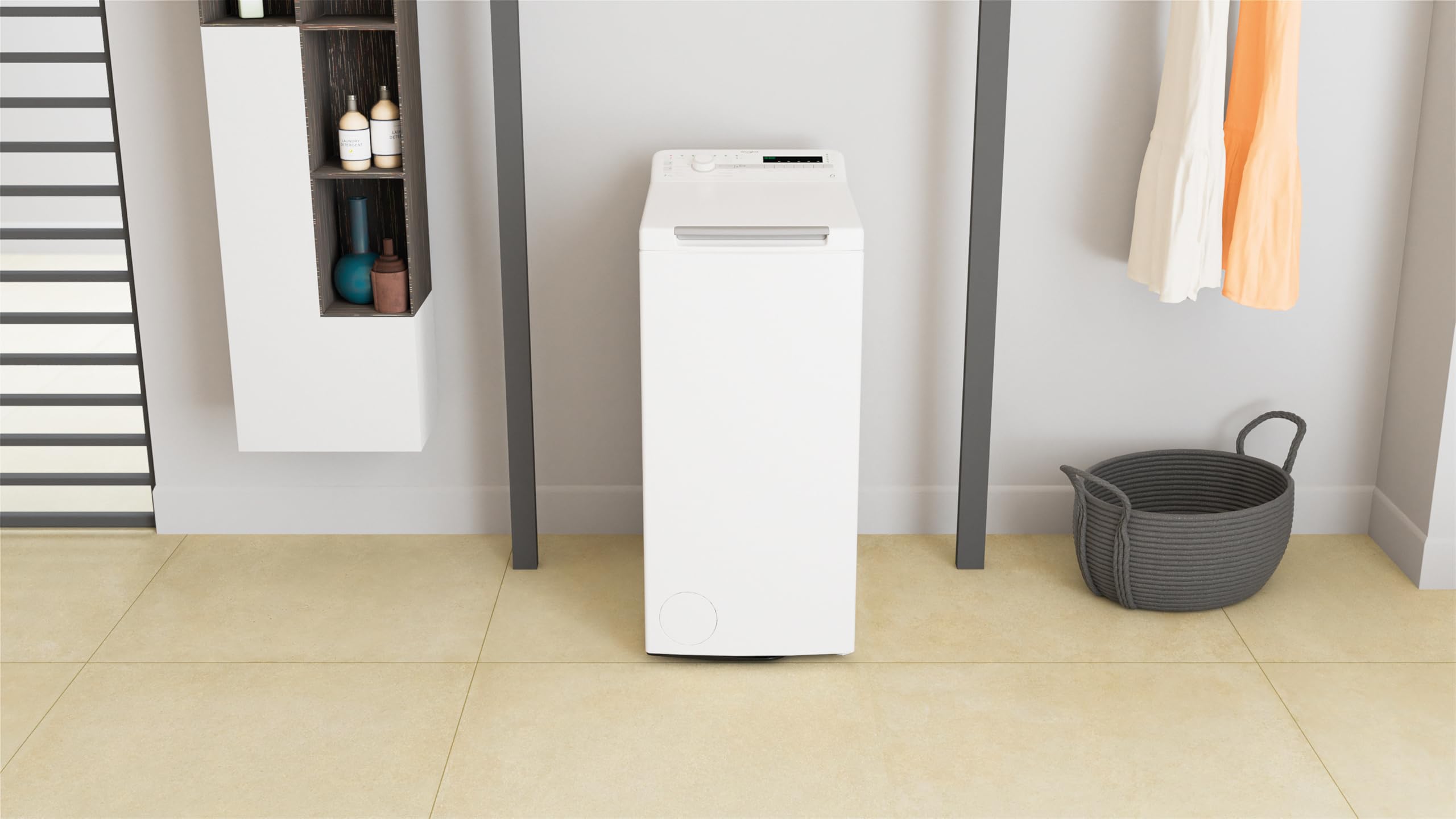 Lavadora Whirlpool Corporation TDLR7220SS SP/N 1200 rpm Blanco 7 kg