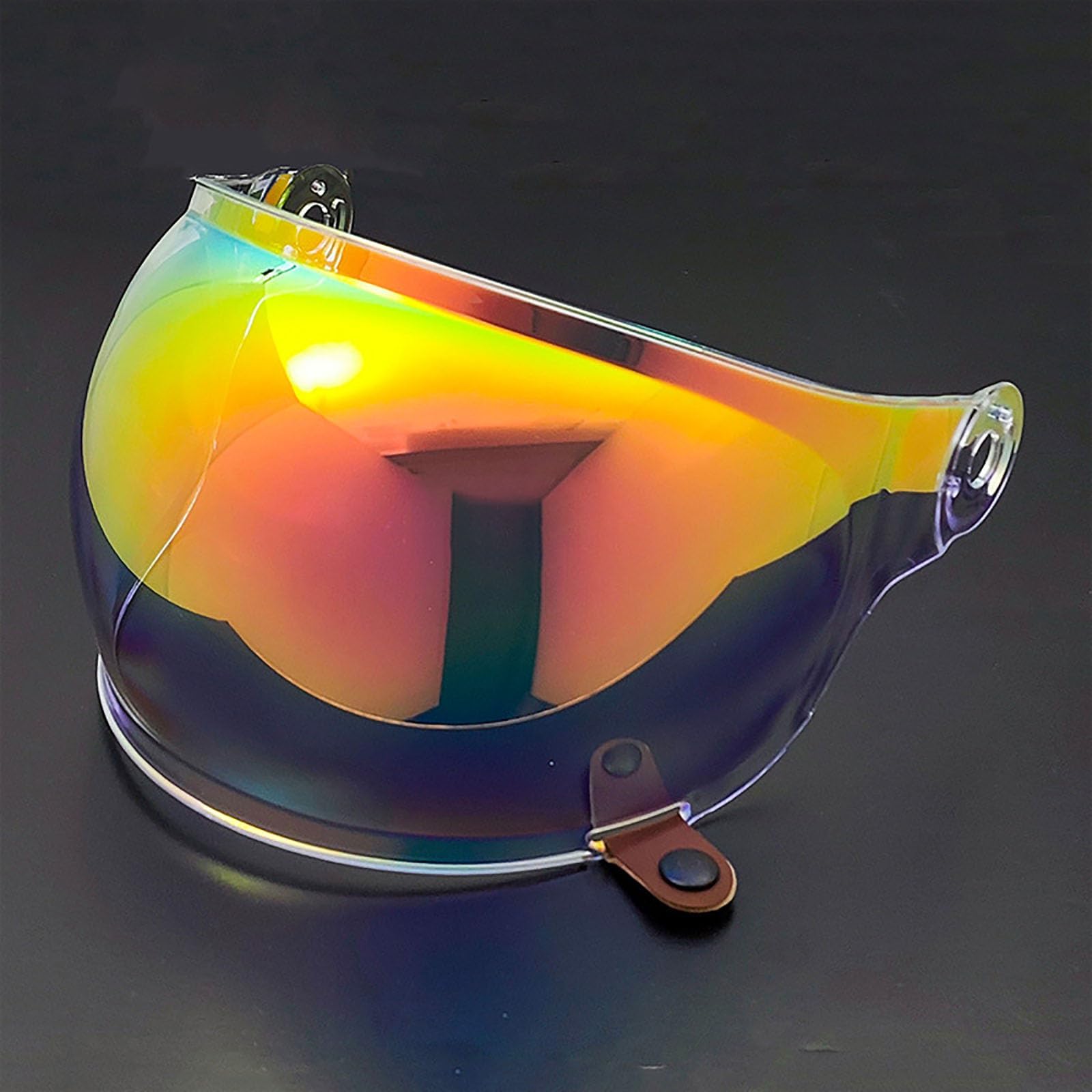 Visera de Casco Moto para Bell Bullitt,Protector Facial con Protección UV Accesorios de Repuesto para Motocicleta,A