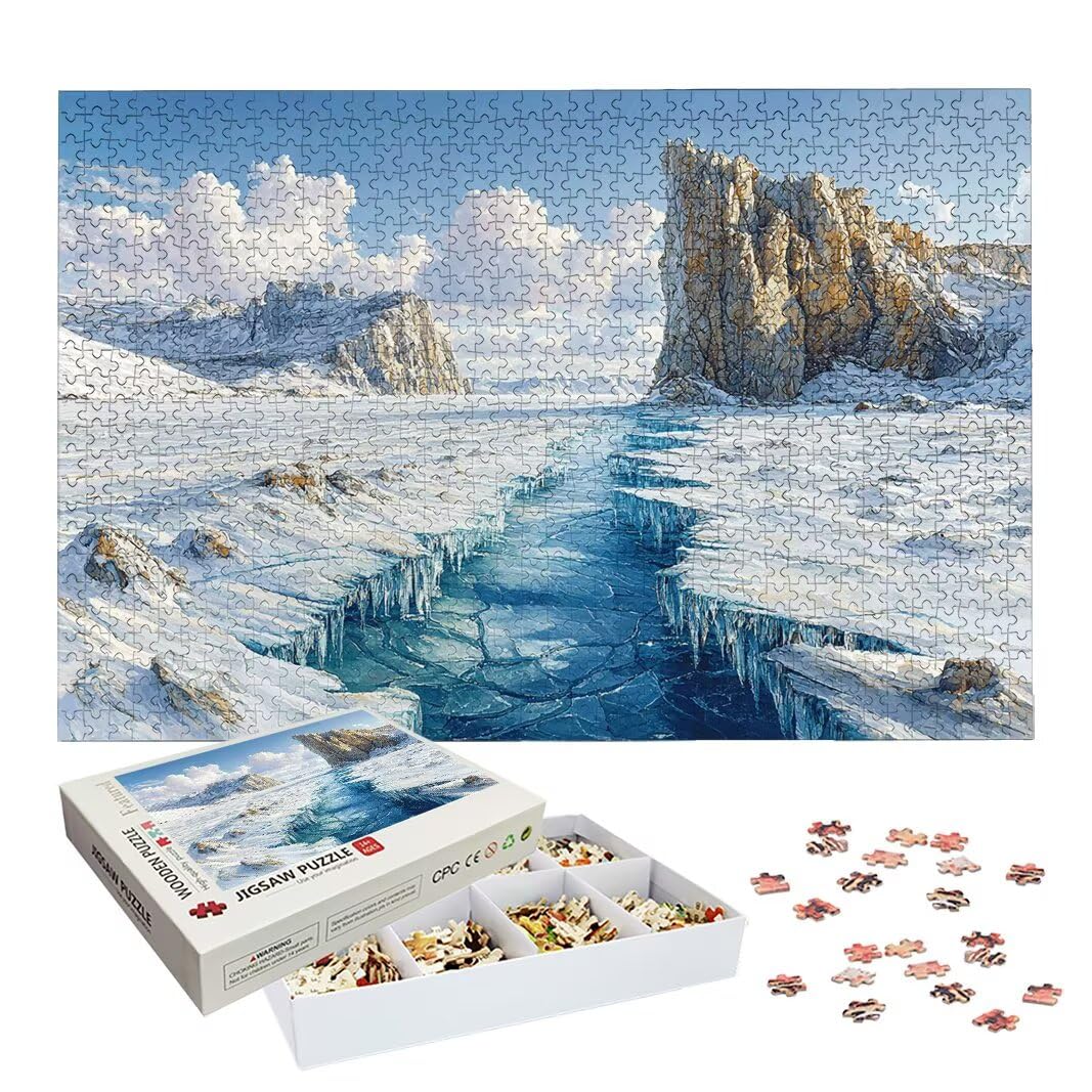 Puzzle 2000 Pièces Adultes, Puzzle 2000 Pieces Hiver, Cadeau Femme -2112