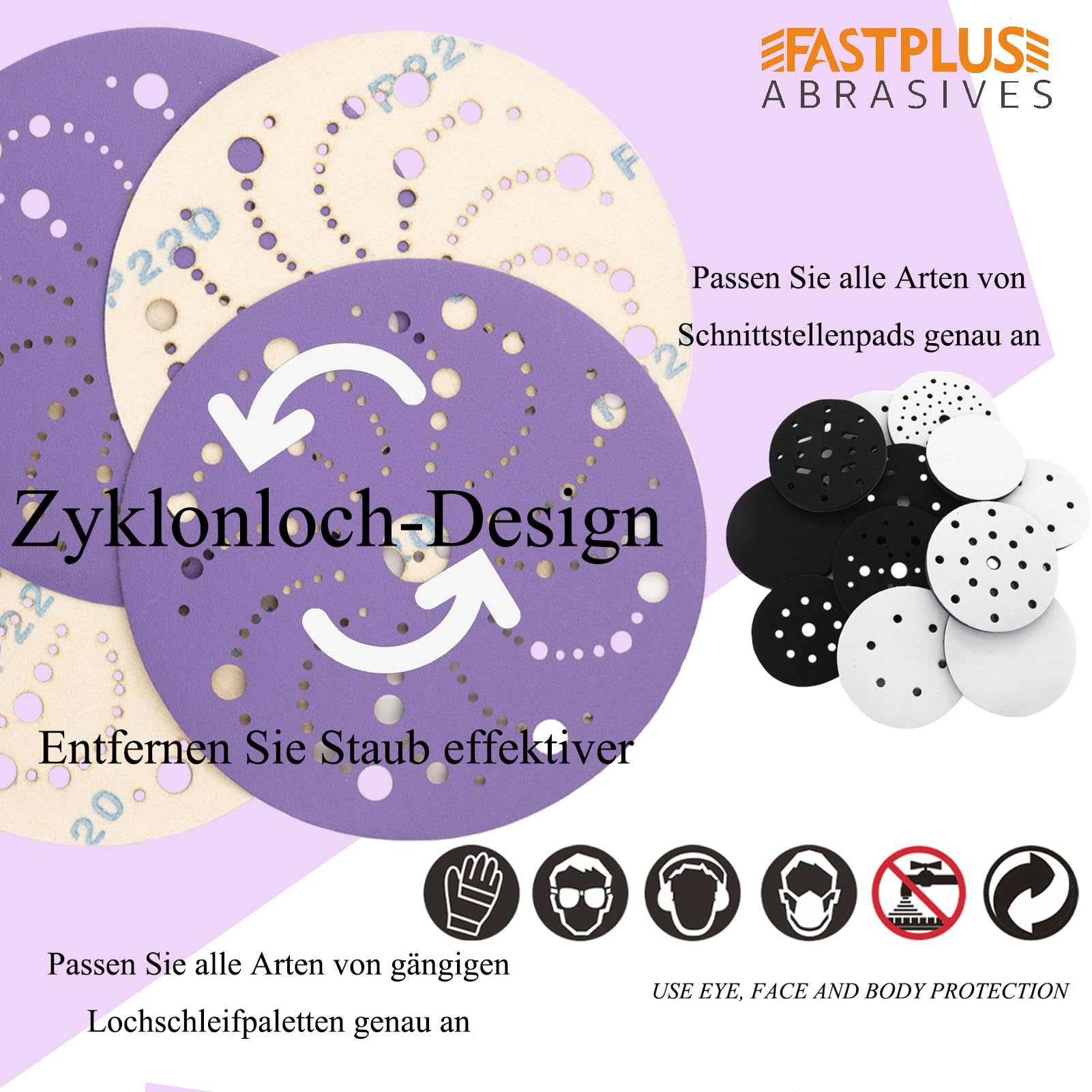 Dischi Leviganti 150 Mm / Carta Vetrata KLINGSPOR 6 - Foto 3