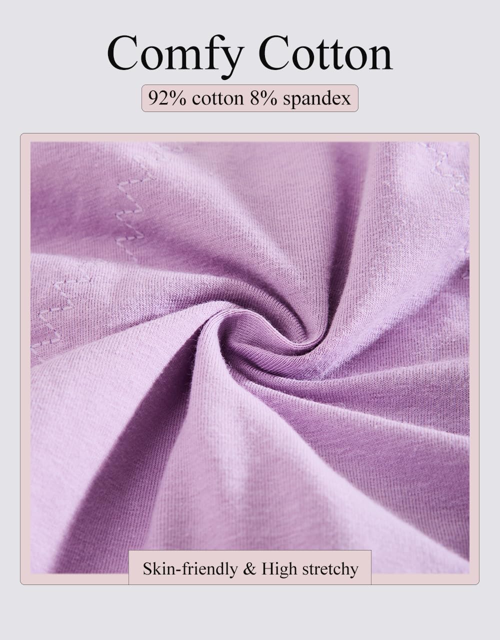 Period Cotton Underwear for Women Leakproof Incontinence Briefs Menstrual Absorbent Panty, Overnight Protection