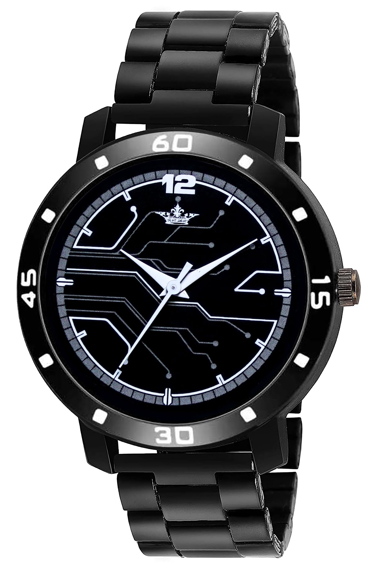 LOREM Premium Black Professional Look Analog Watch for Men LR113 (B0CWF1Q8CV) Amazon Price History, Amazon Price Tracker