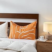 Vista 15 de Sidney Sleep Fundas de Almohada Curvas - Cierre de Cremallera de Longitud Completa - Microfibra Cepillada Suave Premium - Resistente a