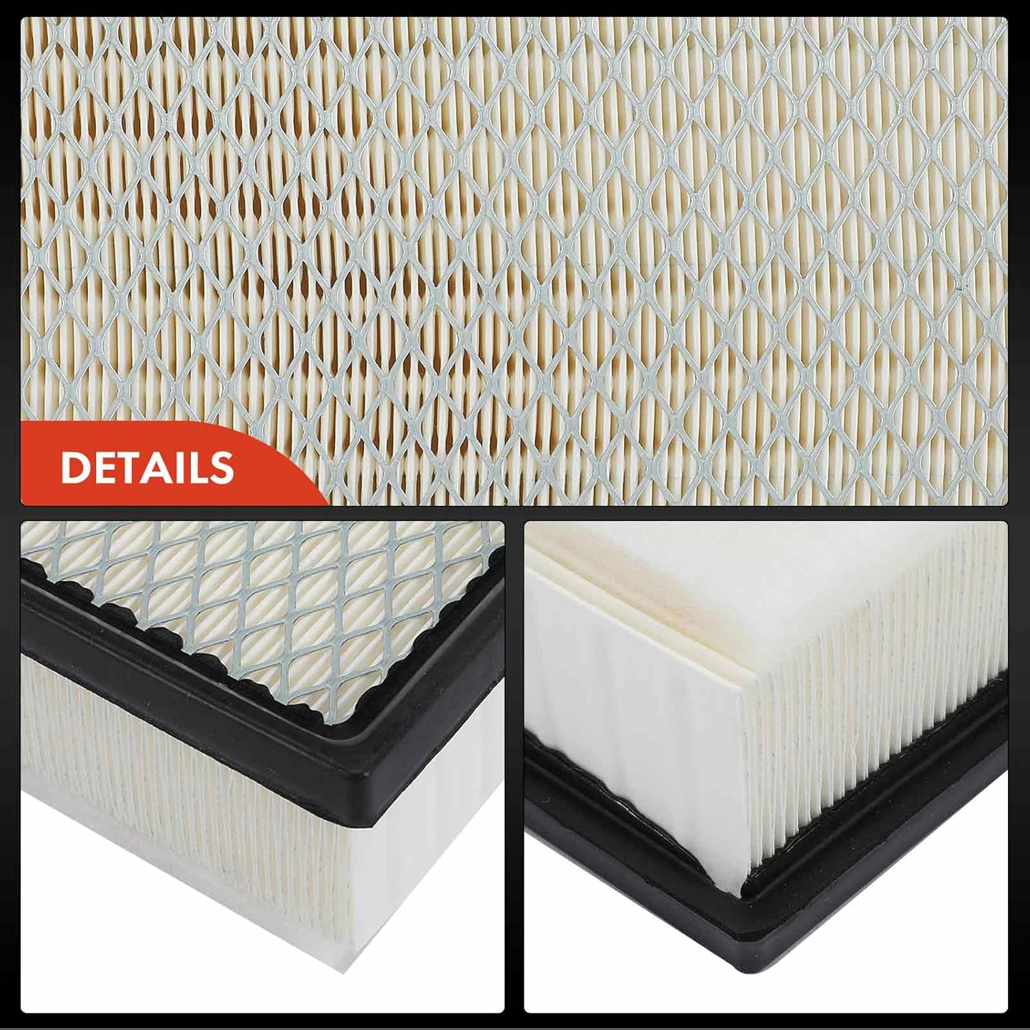 A-Premium 2-PC Engine Air Filter Compatible with BMW X3, X4 2020 2021 2022, L6 3.0L